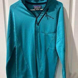Patagonia Aqua Blue Half-Zip Pullover